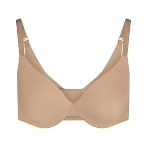Skims Nude Bra Lightly Lined Full Coverage Bra Smoothing Intimates (Clay) 32 DD